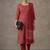everyday women floral printed regular gotta patti cotton kurta with trousers & with dupatta