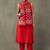 smart women layered cotton kurta with trousers & with dupatta