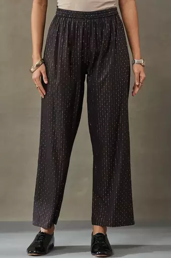 smart women regular cotton kurta with palazzos