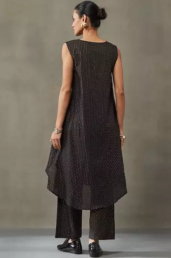 smart women regular cotton kurta with palazzos