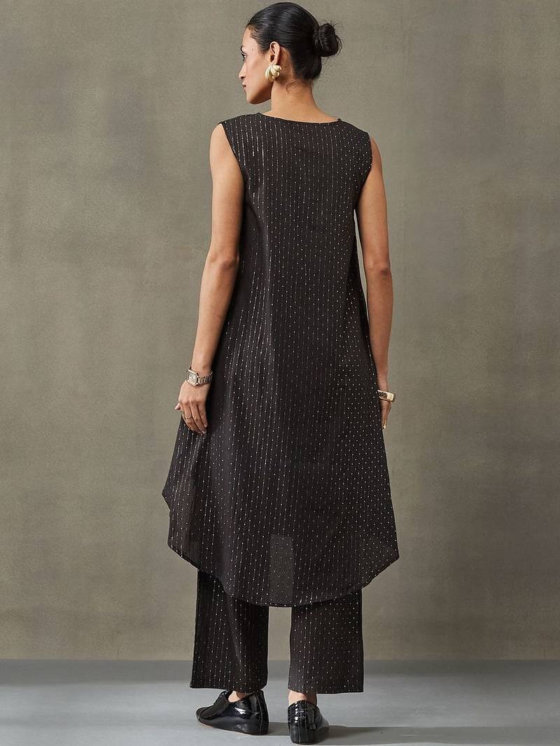 smart women regular cotton kurta with palazzos