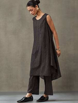 smart women regular cotton kurta with palazzos 7