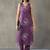 classic women floral printed regular thread work cotton kurta with trousers & with dupatta
