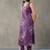 classic women floral printed regular thread work cotton kurta with trousers & with dupatta