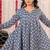 Sky blue cotton farshi salwar set
