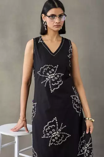 office floral printed regular thread work cotton kurta with trousers with dupatta