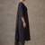 workwear women floral embroidered regular gotta patti cotton kurta with trousers & with dupatta