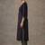 workwear women floral embroidered regular gotta patti cotton kurta with trousers & with dupatta