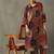 structured printed cotton kurta sets