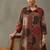 structured printed cotton kurta sets