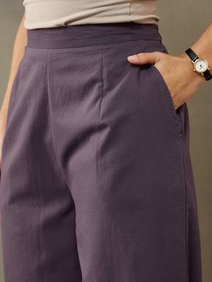 women dyed regular cotton kurta with palazzos 5