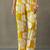 structured women floral printed regular gotta patti kurta with palazzos