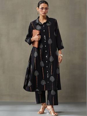 structured printed cotton kurta sets 1