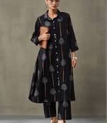 structured printed cotton kurta sets