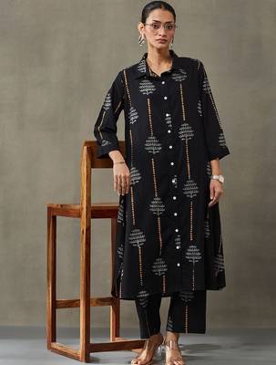 structured printed cotton kurta sets 2