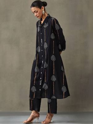 structured printed cotton kurta sets 7