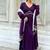 Violet bloom anarkali