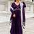 Violet bloom anarkali