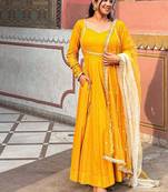 Sunflower anarkali