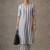 classic women printed regular kurta with palazzos