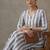 classic women printed regular kurta with palazzos