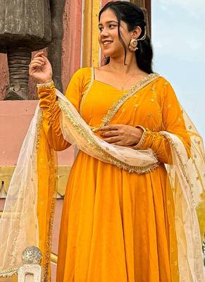 Sunflower anarkali 4