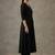 workwear women embroidered angrakha mirror work cotton kurta with trousers