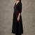 workwear women embroidered angrakha mirror work cotton kurta with trousers