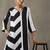 structured women printed regular gotta patti kurta with trousers