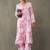 lightweight women floral printed regular kurta with palazzos