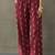 smart women floral printed regular cotton kurta with trousers