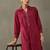 contemporary formal women regular thread work cotton kurta with trousers