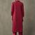 contemporary formal women regular thread work cotton kurta with trousers