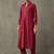 contemporary formal women regular thread work cotton kurta with trousers
