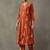 smart women ethnic motifs printed regular cotton kurta with trousers