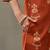 smart women ethnic motifs printed regular cotton kurta with trousers