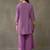 workwear women striped regular cotton kurti with palazzos