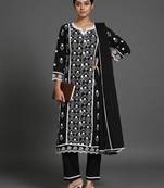 everyday workwear printed ethnic motifs kurta with trousers & with dupatta