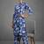contemporary women floral printed regular kurta with trousers
