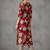 structured women floral printed regular kurta with trousers & with dupatta