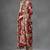 structured women floral printed regular kurta with trousers & with dupatta