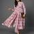  cotton printed ethnic motifs empire silk georgette kurta with trousers