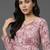  cotton printed ethnic motifs empire silk georgette kurta with trousers
