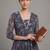 everyday workwear women floral printed empire silk georgette kurta with trousers