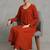 women regular workwear kurta with trousers