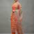 women floral regular cotton workwear kurta with trousers & with dupatta