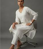 women regular workwear kurta with trousers