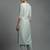 women ethnic motifs embroidered regular thread work workwear kurta with palazzos