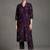 women ethnic motifs printed regular workwear kurta with trousers