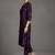 women ethnic motifs printed regular workwear kurta with trousers